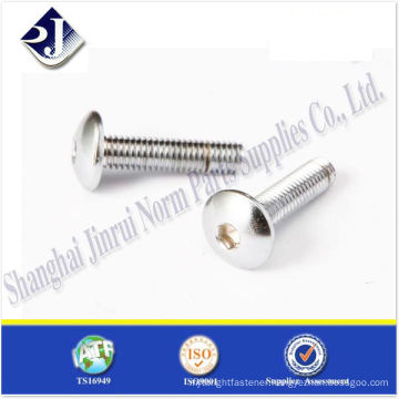 hexagon socke flat round head screw